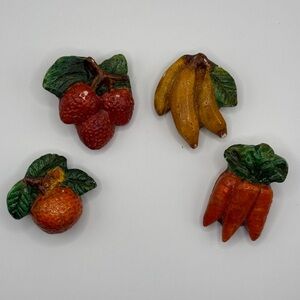 Vintage Chalkware Pushpins